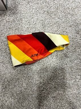 Junk Brands Multicolor Striped Women’s Headband - Yellow/Red/Orange